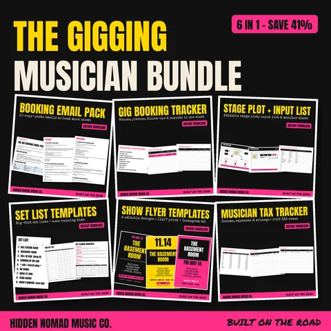 Gigging Musician Bundle preview